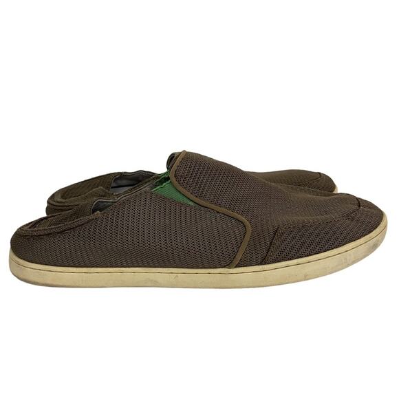 Olukai Nohea Mesh Olive Slip On Loafer Sneaker Shoes Size 11.5 - Picture 8 of 9